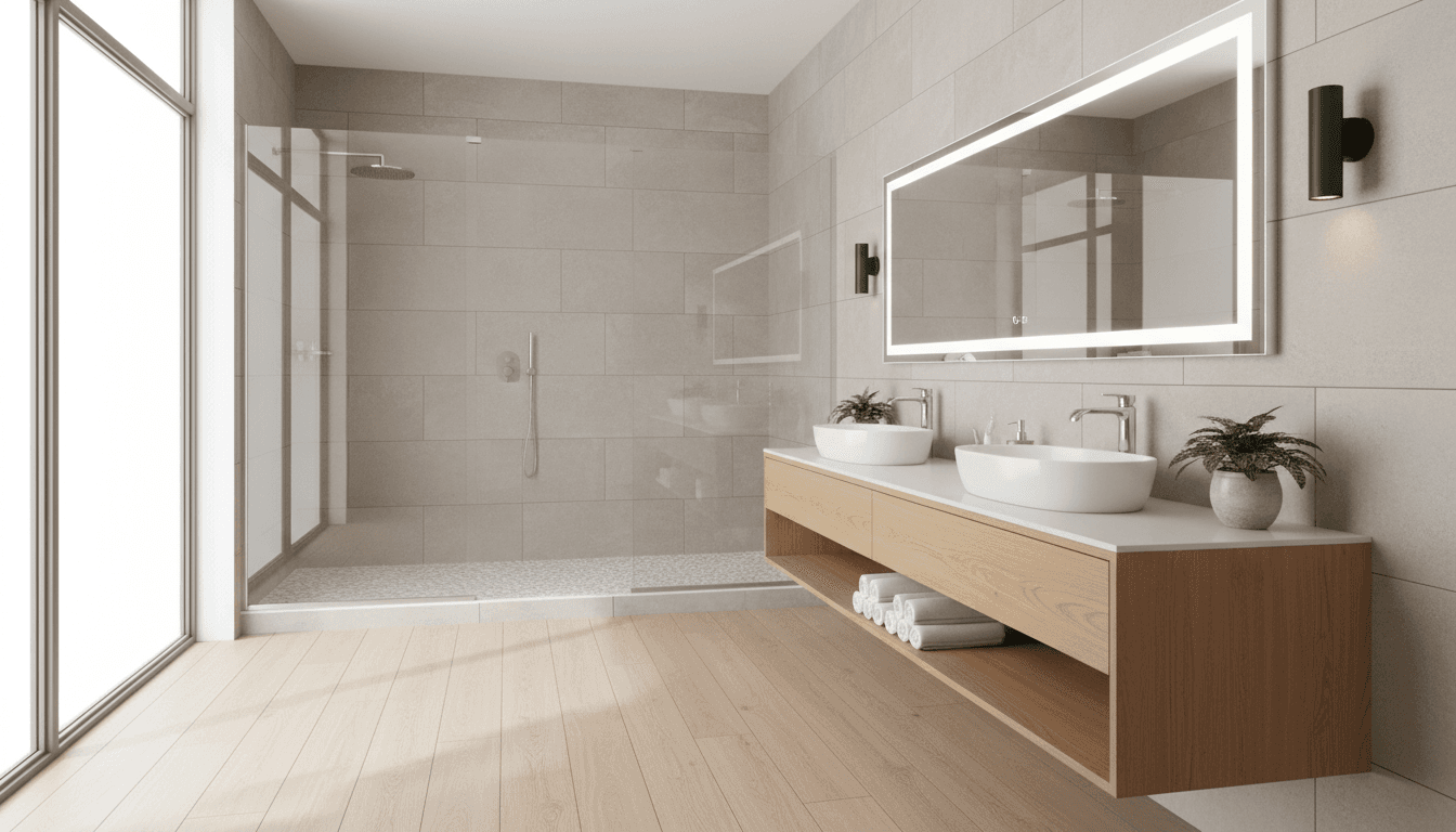 Modern renovated bathroom in a Sydney home